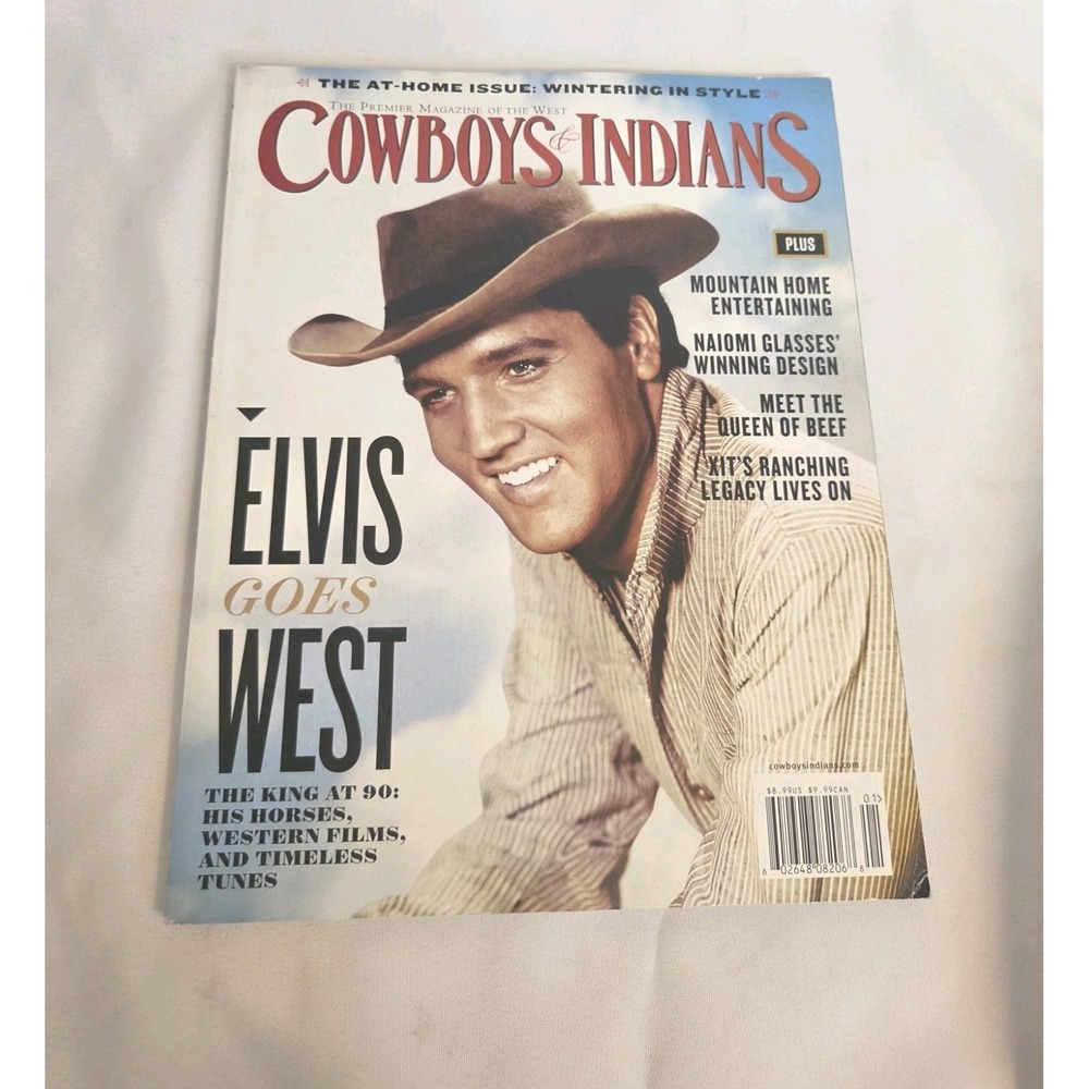Cowboys and Indians: Elvis Goes West Magazine January 2025 King Of Rock N Roll